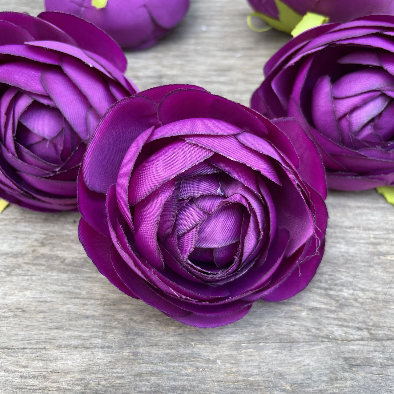 Головки лютики, камелії, ранзинкулюса 7 см бузковий, фото 1