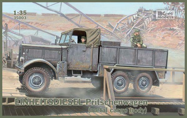Пластикова модель 1/35 IBG 35003 німецька вантажівка Einheitsdiesel Pritschenwagen