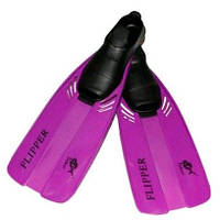 Ласты для плавания детские фиолетовые XXS 31-33 Dolvor F17JR Flipper