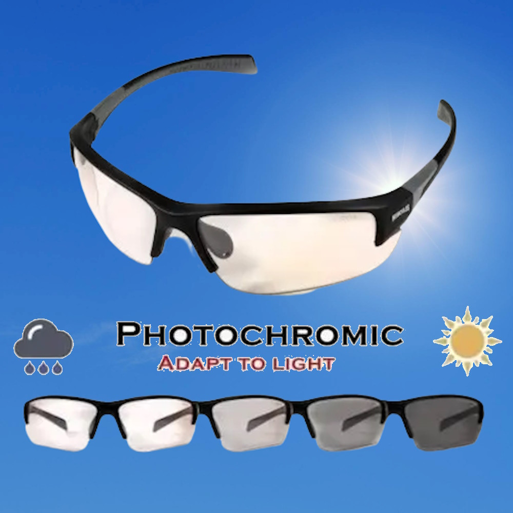 Окуляри фотохромні полікарбонат протиударні прозорі