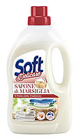 Гель для прання з марсельським милом Soft Delicare Sapone di Marsiglia 16 прань, 1 л, Італія