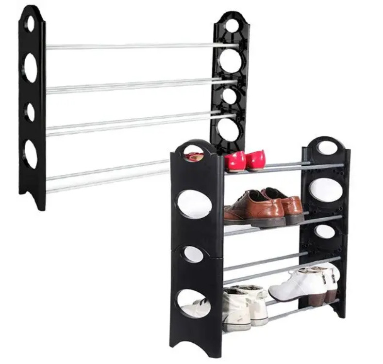 Полиця для взуття Stackable Shoe Rack на 12 пар