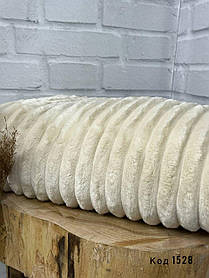 Плед Шарпей Євро розмір 200*230 Молочний