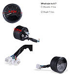 Універсальна панель приладів Спідометр Тахометр для мотоцикла 12000RPM (варіант 1), фото 7