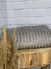 Плед - покривало Євро розмір 200*230 Сірий