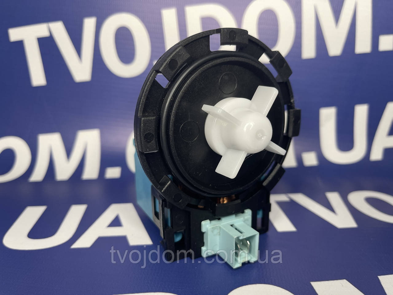 Насос для пральних машин B20-6 30W 8-м засувок ,клеми разом спереду, фото 1