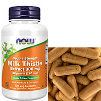 Силімарин Екстракт розторопші NOW Milk Thistle Extract 300 mg 100 капс