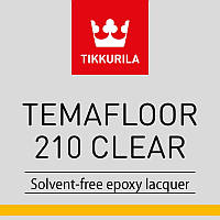 Tikkurila Temafloor 210 Clear - двухкомпонентный эпоксидный лак для бетонных полов, 6 л