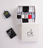 Кельвин Кляйн Набор мужского белья 5шт носки короткие 30 пар Calvin Klein Набор мужских трусов боксеров