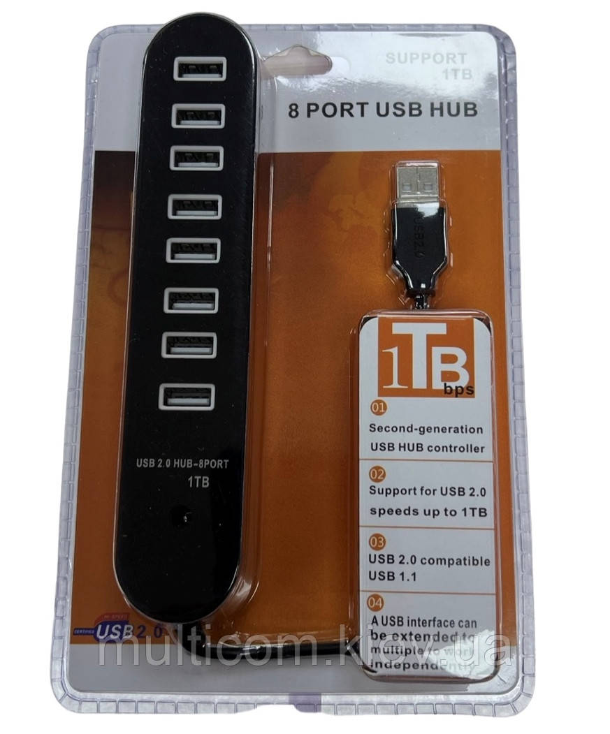 02-03-102. USB HUB (ver.2.0) на 8 портів