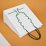 Пакет подарунковий з ручками шнурками 260*150*320 Красивий пакет для подарунка "Дерево", фото 8