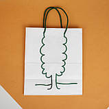 Пакет подарунковий з ручками шнурками 260*150*320 Красивий пакет для подарунка "Дерево", фото 6