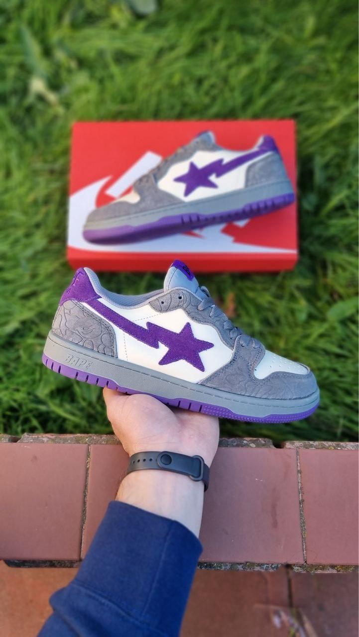 Чоловічі Кросівки Bape Sta M2 Grey Purple 40-41-45