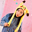 Шапочка Пікачу, що світиться з рухомими вушками Pikachu Toys, фото 6