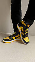 Мужские кроссовки Nike Dunk High Black Yellow