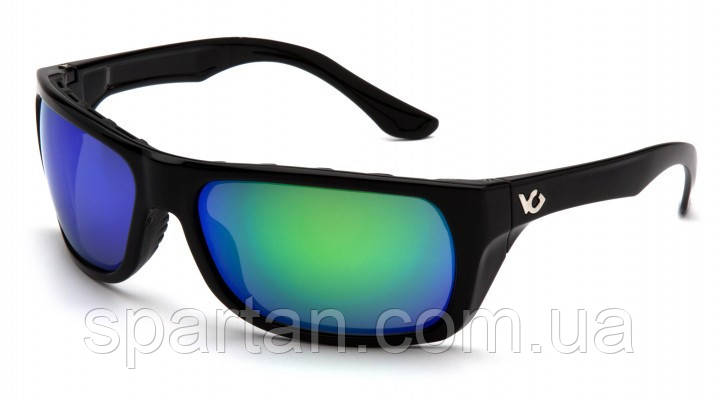 Окуляри поляризаційні захисні Venture Gear Vallejo Polarized (green mirror), дзеркальні синьо-зелені