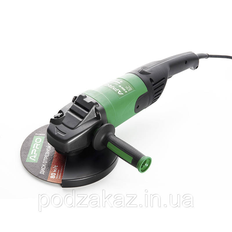 Кутошліфувальна машина (болгарка) 230/2300 ПРКМ APRO HLZ, фото 1
