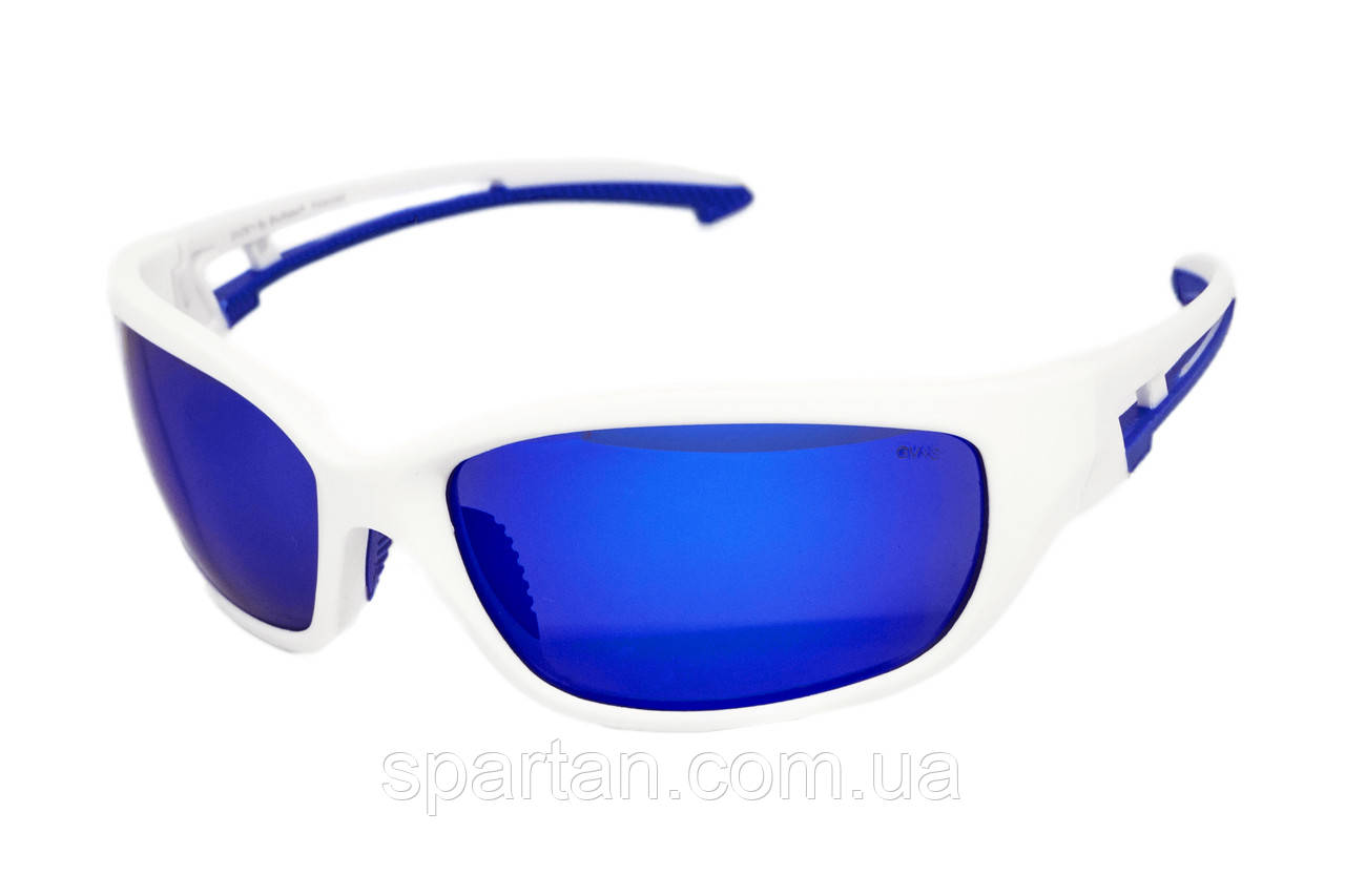 Захисні окуляри з поляризацією BluWater Seaside White Polarized (G-Tech™ blue), дзеркальні сині