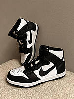 Мужские кроссовки Nike Dunk High Black White 1