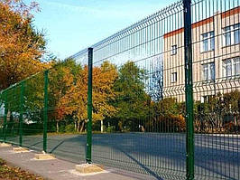 Огорожа з вигоном, секціями