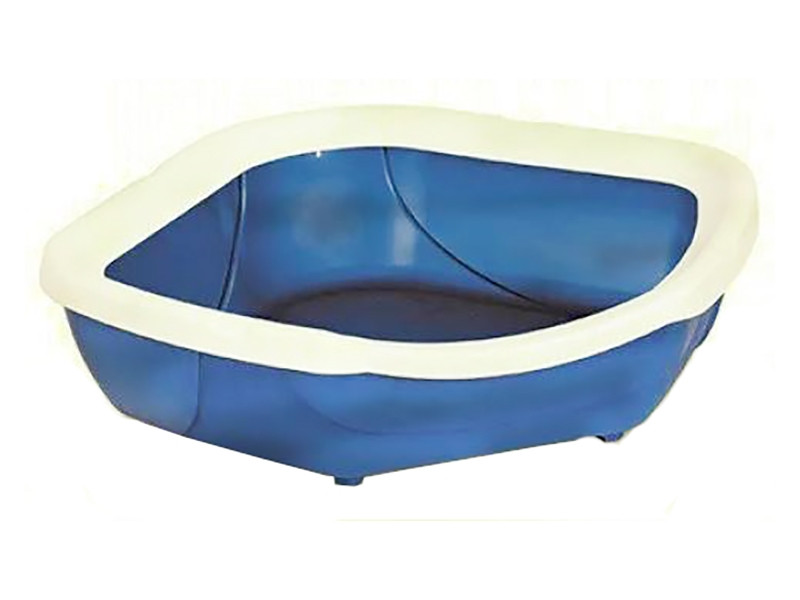 Туалет відкритий Корнер 52*50*14 см Corner Open кутовий для котів, фото 1