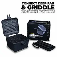 ТОСТЕР КАЗАН RIDGE MONKEY CONNECT DEEP PAN & GRIDDLE GRANITE EDITION