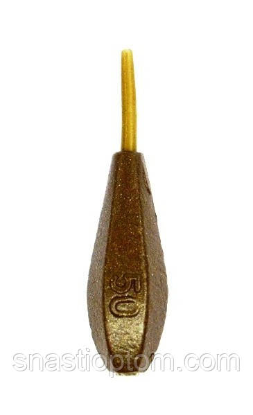 Рибальське грузило, Горизонт, фарбоване, інлайн, 50г