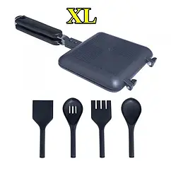 ТОСТЕР CО СТОЛОВЫМ НАБОРОМ RIDGE MONKEY CLASSIC SANDWICH TOASTER GRANITE EDITION XL