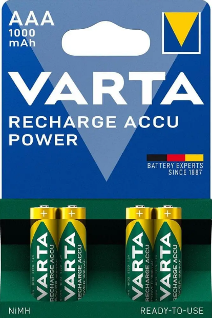 Акумулятор VARTA Rechargeable accu HR03 1000mAh AAA 1.2V Ni-MH