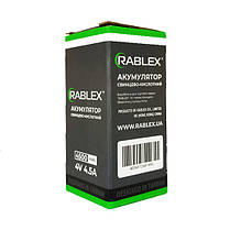 Акумулятор Rablex 4V/4.5 Ah свинцево-кислотний, фото 2