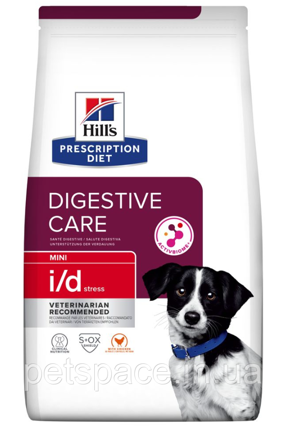 Корм Hill's PD Canine I/D Stress Mini AB+(Хіллс захв-ня ШКТ викл-ні стресом для дрібних порід) 3кг