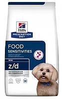 Корм Hill's PD Z/D Sensitivities Mini (Хиллс для собак малых пород при пищевой аллергии) 1кг
