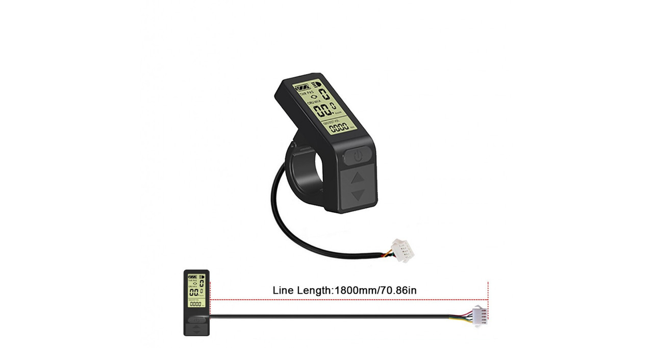 Дисплей LCD-4 для електровелосипеду, фото 1