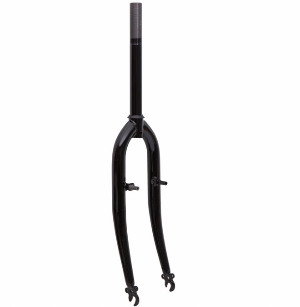 Вилка 26" FSD ST 1 v-br шток 190 мм під ексцентрик жорстка різьбова чорний, фото 1
