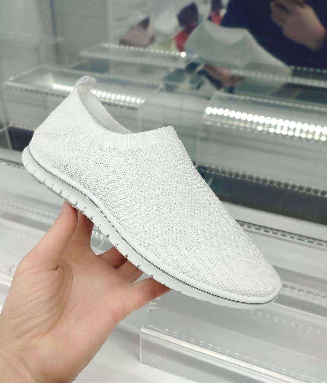 38 р Білі мокасини слипоны жіночі кеди кросівки літні