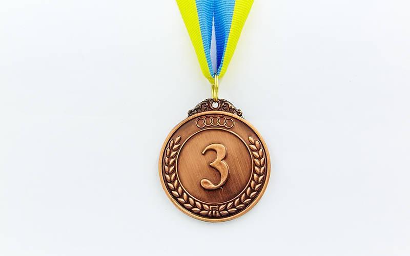 Медаль спорт d-5см C-4333-3 бронза START (27g, з стрічкою)