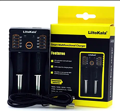 Зарядний пристрій LiitoKala Lii-202 Micro USB Charger 5V 18650/26650/16340/14500