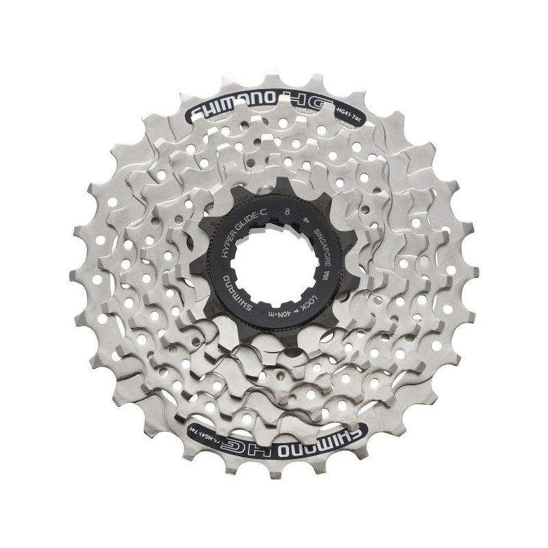 Касета Shimano CS-HG41-7 11-28T 7 швидкостей срібло
