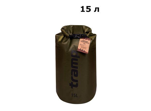 Гермомішок TRAMP PVC Diamond Rip-Stop 15л оливковий TRA-112-olive