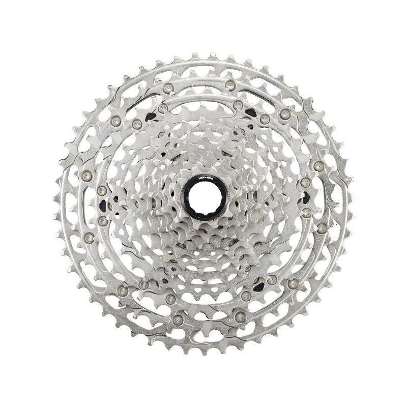 Касета Shimano CS-M6100-12 DEORE 10-51T 12 швидкостей сріблястий