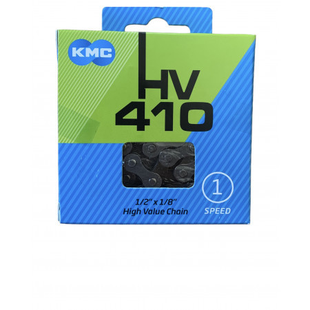 Ланцюг KMC HV410 одношвидкісний 1/2x1/8 112 ланок із замком gray/brown