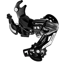 Перемикач задній RD-TY500B SHIMANO TOURNEY 6/7 швидкостей з гаком чорний OEM