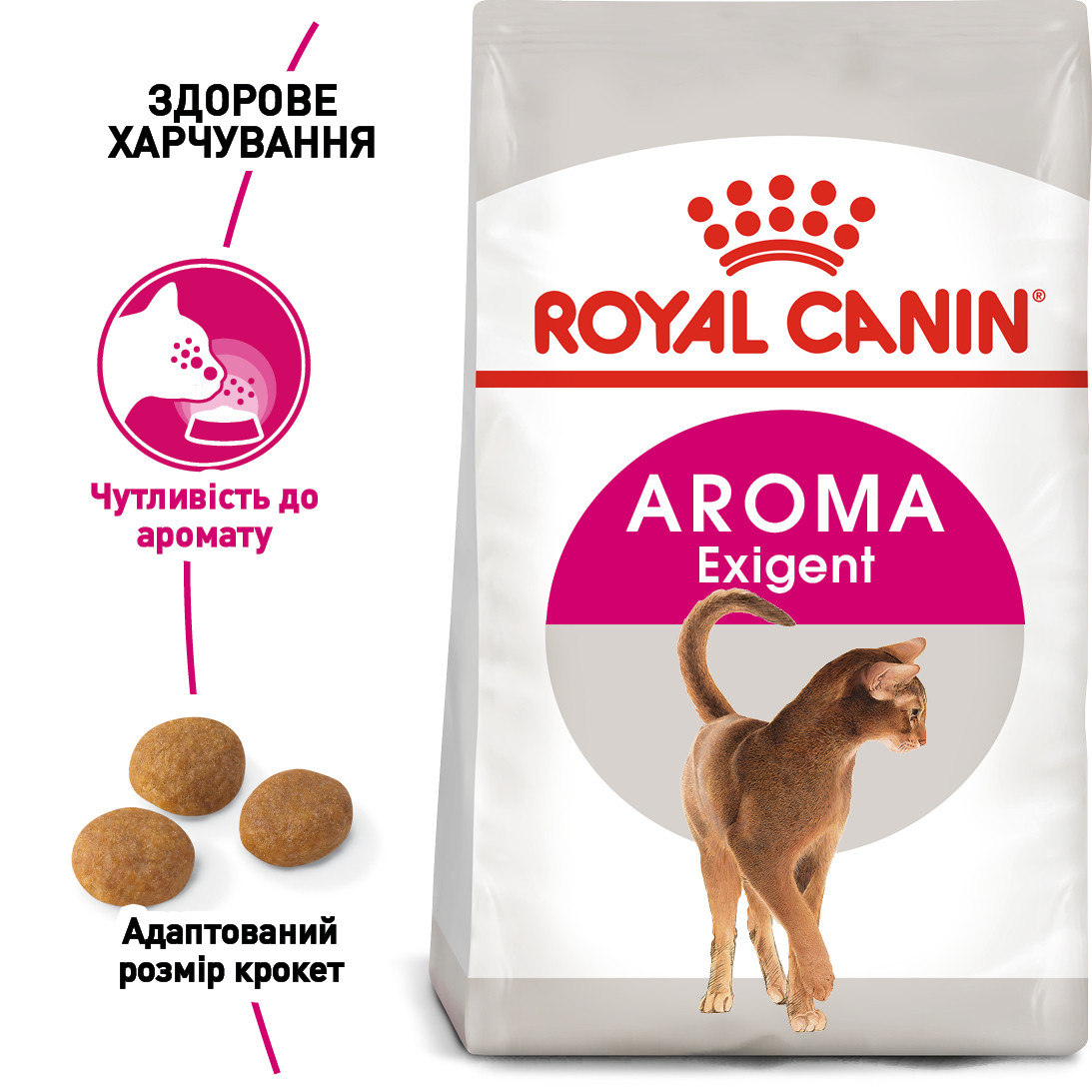 Royal Canin Exigent 33 Aromatik Attraction сухий дорослих корм для котів вибагливих до запаху їжі, 10КГ