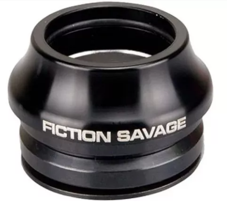 Кермова колонка BMX Fiction SAVAGE HEADSET 1"1/8  45X45° 15 мм HEIGHT ALLOY інтегрована чорна