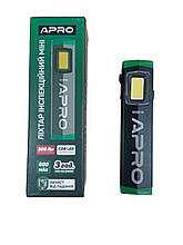 Ліхтар APRO інспекційний міні 600 mAh 300 Lm 3,7В Li-ion ЗУ Type-C 89х21х12мм