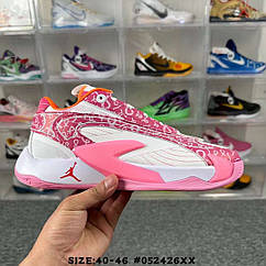 Кросівки Air Jordan Luka 2 біло-рожеві Джордан Лука Дончич баскетбольні чоловічі