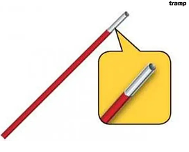 Сегмент дуги TRAMP TRA-101 алюміній 7001-T6 9.5мм довжина 52см червоний