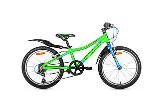 Велосипед SPELLI 2020 ACTIVE BOY 20" зелено-сірий з синім (green/grey&blue)