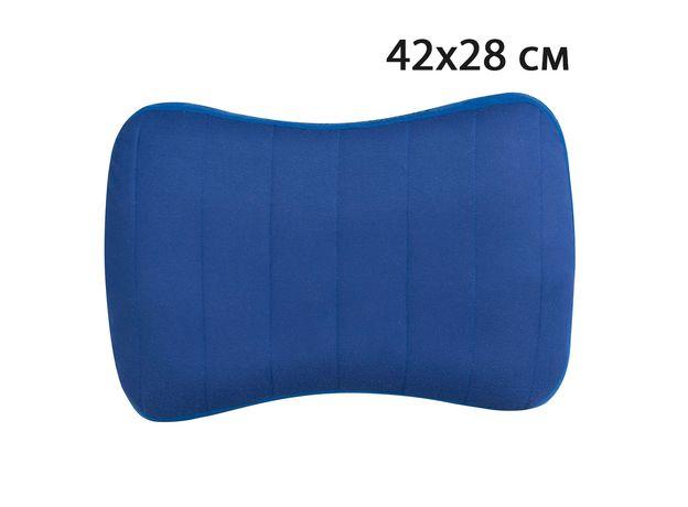 Подушка надувна Aeros Premium Pillow Lumbar Support Navy Blue
