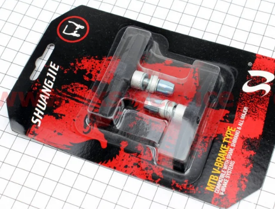 Колодки гальмівні SHUANGJIE V-brake чорні